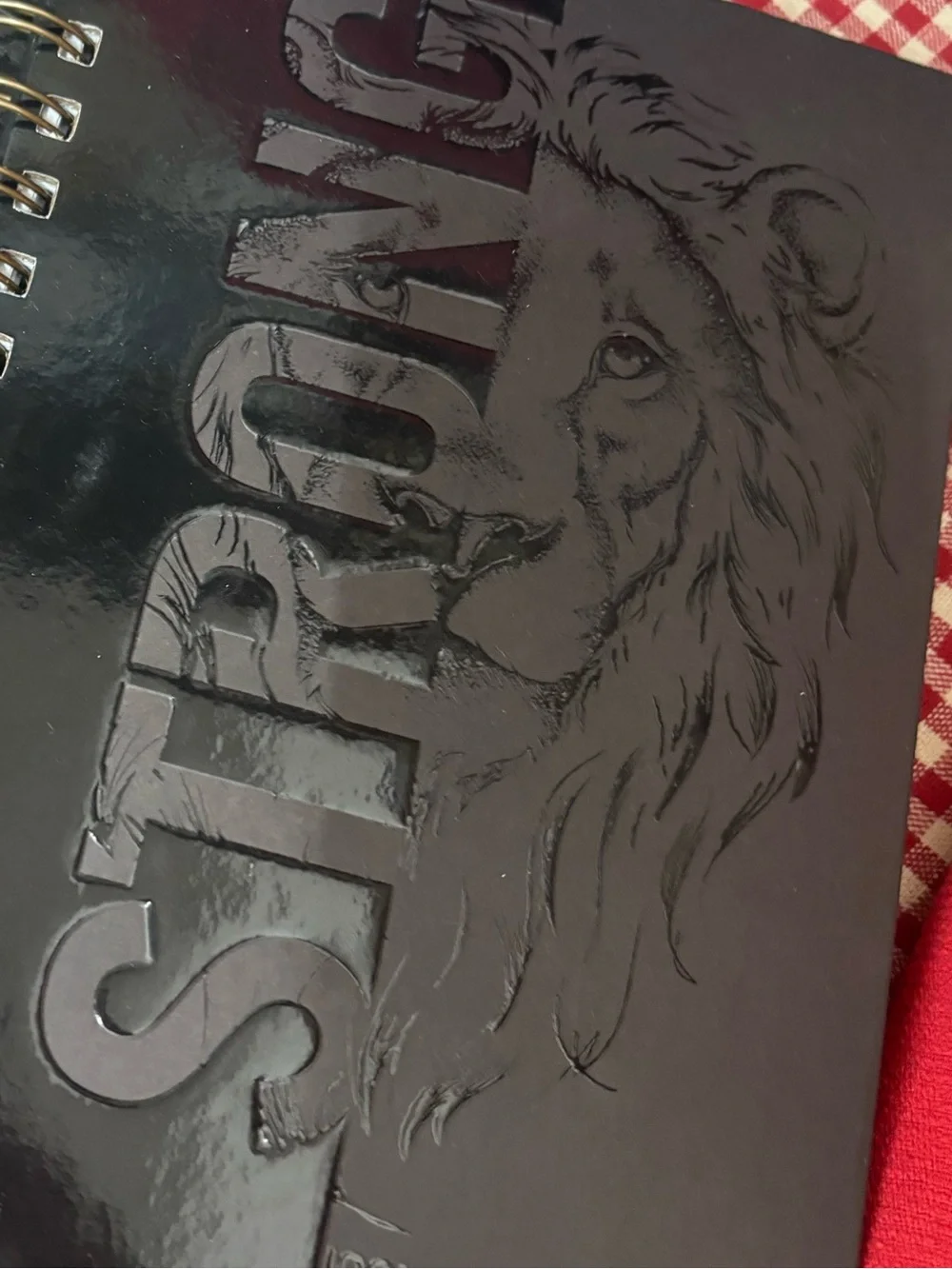 Christian Men’s Journal STRONG  One Spiral Hardcover Notebook - Final Sale